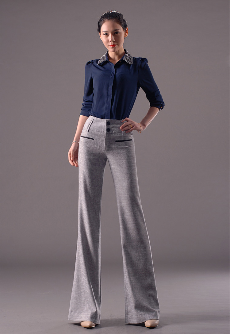 Europe Russia style wide leg women's flare pant,bell-bottom trousers ...