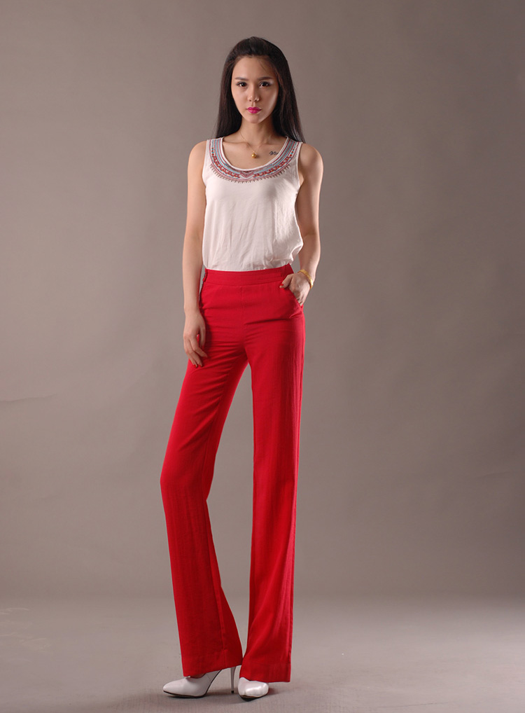 exclusive new fashion casual young lady flare bottom pant - TiaNex