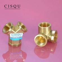 high quality 38-5 copper pipe fittings straight tee  y style tee
