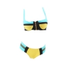 classic wrapped patchwork women bikini swimwear Color color 6
