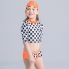 cute dot giraffe design girl swimwear