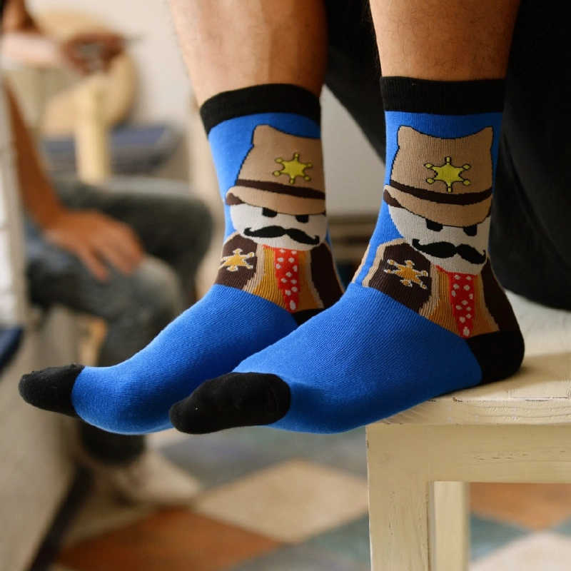 personatity cartton figure Korea cotton sock wholesale