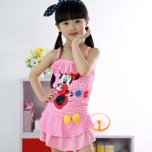 high quality mickey mouse  swimsuit for girl