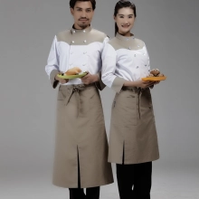 split mid length apron waiter chef apron chef apron