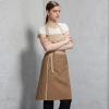 fashion long halter patchwork restaurant coffee shop staff apron