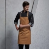 upgraded coffee shop clerk apron baker waiter apron Color long khaki halter apron
