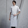 fashion Europe restaurant bread baker food apron for chef Color unisex white apron