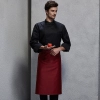 1/2 length restaurant bread shop baker  chef apron Color unisex wine apron