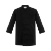 hot sale classic reefer collar unisex chef coat for men or women chef Color unisex black coat