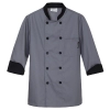 unisex contrast color chef workswear coat uniform Dessert shop