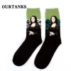 fashion famous painting art printing socks cotton socks men socks women socks Color color 2
