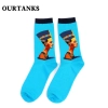 fashion famous painting art printing socks cotton socks men socks women socks Color color 18