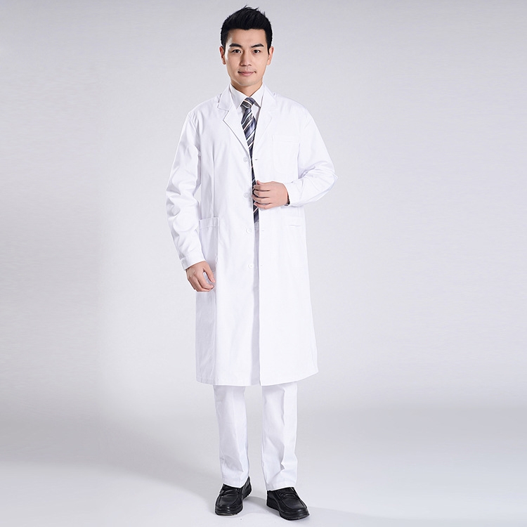 fashion men nurse doctor coat uniform