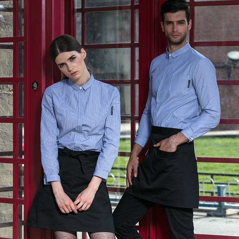 2025 fall restaurant wait staff waiter shirt uniforms