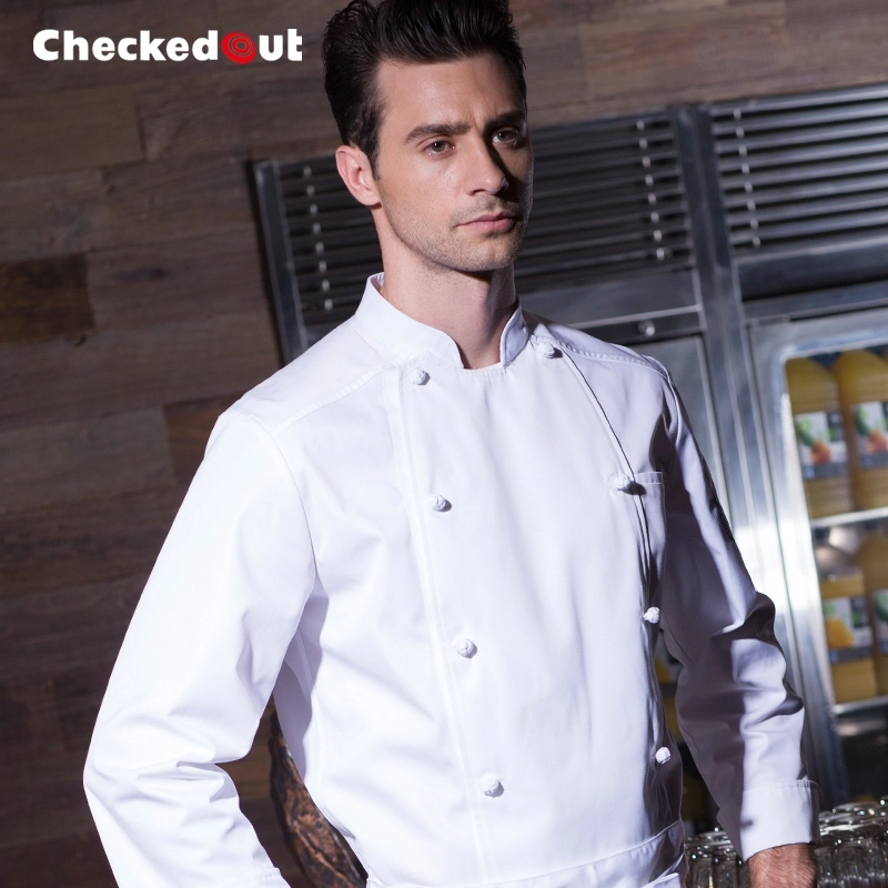 Europe style handsome men chef coat chef jacket