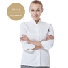 short sleeve single-breasted restaurant bread baker workswear chef coat