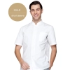 short sleeve single-breasted restaurant bread baker workswear chef coat