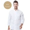 short sleeve single-breasted restaurant bread baker workswear chef coat