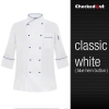 autumn new design unisex double breasted good quality chef jacket coat