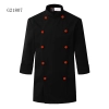 clothing button double breasted chef coat winter design