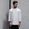 fashion invisible button chef uniform coat bread shop uniform