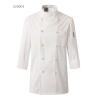 contrast cuff fashion chef uniform jacket coat