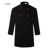 contrast cuff fashion chef uniform jacket coat
