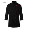 contrast cuff fashion chef uniform jacket coat