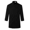 contrast cuff fashion chef uniform jacket coat
