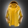 fashion good quality Interchange Jacket outdoor coat Color men yellow