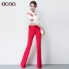 candy color women pant jeans flare pant Color rose