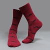 casual moustache printing cotton  socks Color color 2