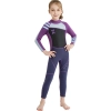 long sleeve anti UV slim fit children boy  wetsuit swimming suit Color color 3