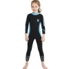 long sleeve one-piece girl  children wetsuit swimming suit swimwear