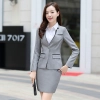 elegant beauty Korea lady work suits reception uniform Color Light Gray
