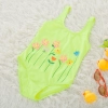 lovely floral one piece children girl swimwear Color color 5