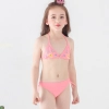 candy flower printing little girl bikini teen  swimwear swimsuit