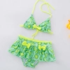 lemon printing little girl teen swimwear Color color 4