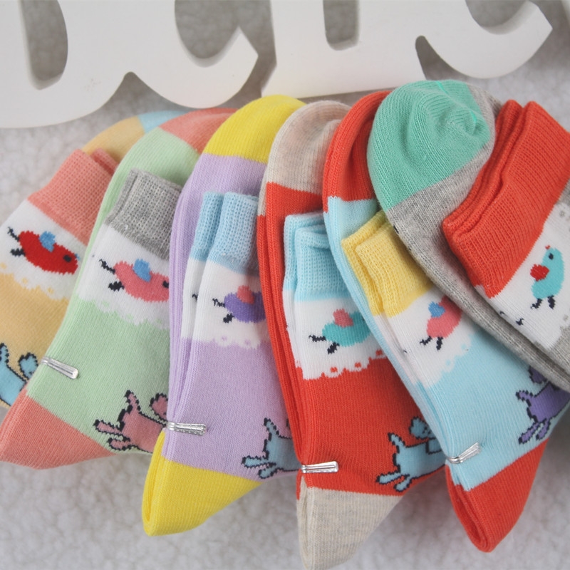 elk printing warm cotton children socks wholesale