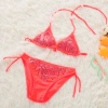 halter flower comfortable girl bikini swimwear Color color 5