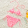 halter flower comfortable girl bikini swimwear Color color 6