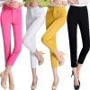 Korea design candy solid color casual pant for women