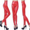 sexy skinny fashion high quality PU leather tight women's legging pant