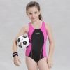 water game girl one-piece swimwear Color rose+black