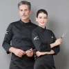 long sleeve fashion restaurant  chef jacket baker uniform