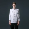 young handsome restaurant  chef jacket baker uniform coat