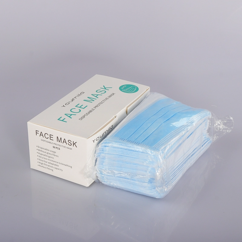 factory selling 3-layer disposable protective face mask  wholesale