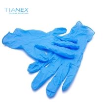 non-sterile nitrile examination disposable medical gloves  top gloves factory supplier