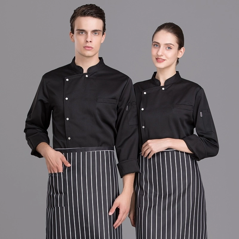2025 unisex design kitchen chef's coat uniform discount wholesale chef blouse
