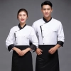 2022 summer short sleeve design kitchen asian style coat uniform   wholesale chef blouse